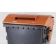 Eurocontainer din plastic, 1100L, capac rotund, inchizatoare pentru capac - colectare ambalaje- Transport Inclus