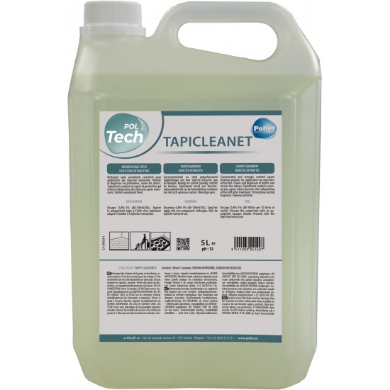 POLTECH TAPICLEANET Sampon pentru injectie-extractie 5L - EXP1