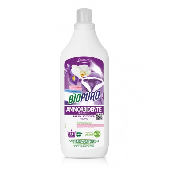 Balsam hipoalergen pentru rufe iris si orhidee bio 1 L Biopuro                                      