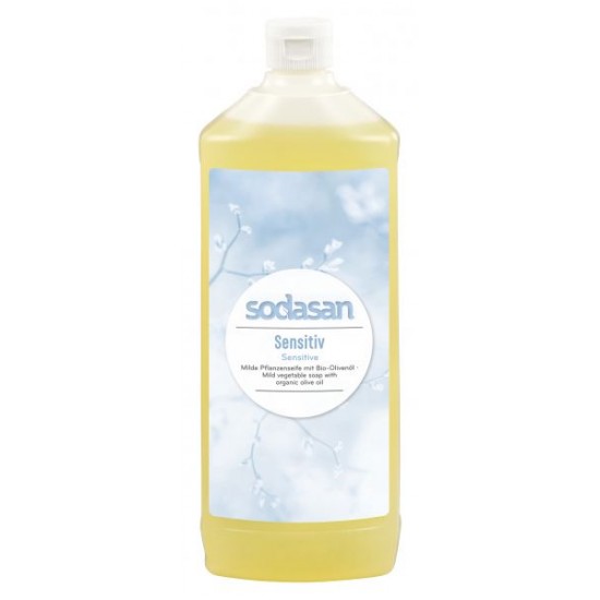 Sapun lichid - gel de dus bio sensitiv 1L Sodasan