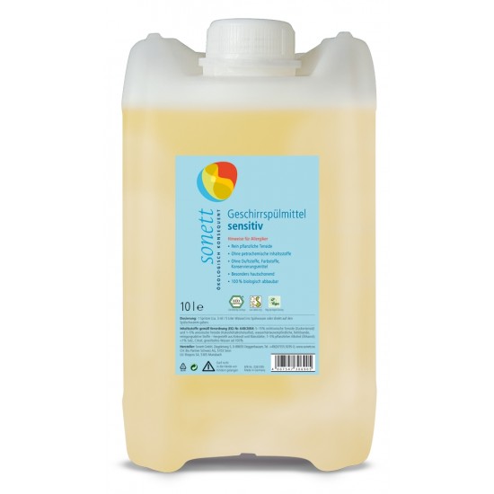 DETERGENT ECOLOGIC PT. SPALAT VASE - NEUTRU 10L Sonett