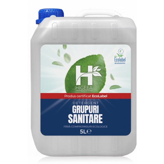 HIGEEA Detergent pentru grupuri sanitare, Higeea - ECOLABEL 5l