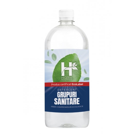 HIGEEA Detergent pentru grupuri sanitare, Higeea - ECOLABEL 1L