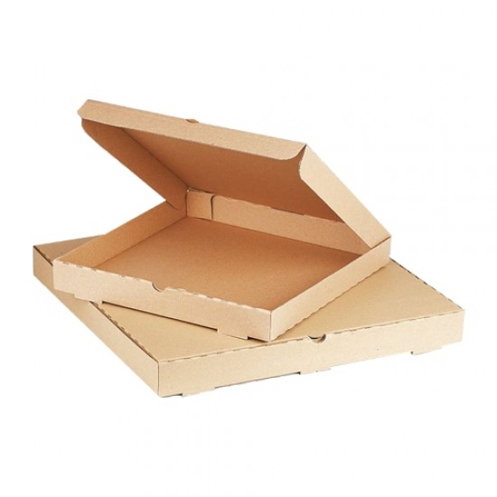 Set de 100 bucati, Cutie pizza, natur, 44x44cm